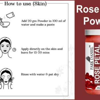 100 premium rose petal powder for skin and hair 100 gms park original imag4yhtzfafzwbt 1