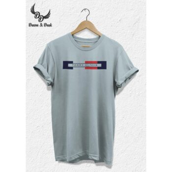 Cotton Tommy Hilfiger T-Shirt Round Neck for Men