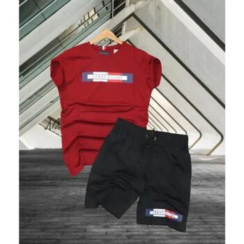 Cotton Tommy Hilfiger T-Shirt and Shorts Set