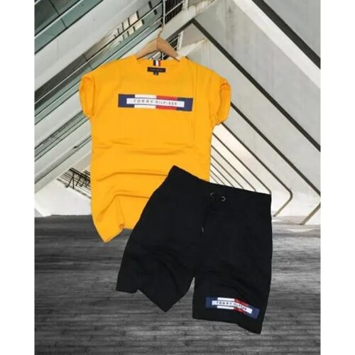 Cotton Tommy Hilfiger T-Shirt and Shorts Set