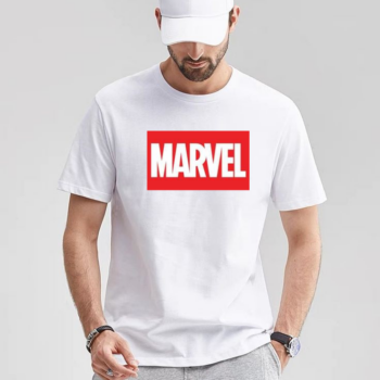 Elevate Your Look : Cotton Marvel T-shirt for Men