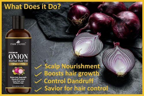 300 premium onion herbal hair oil for hair regrowth dandruff original