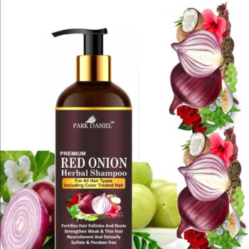 400 premium red onion herbal shampoo for hair growth for all original imagytu5nw3xf8fz