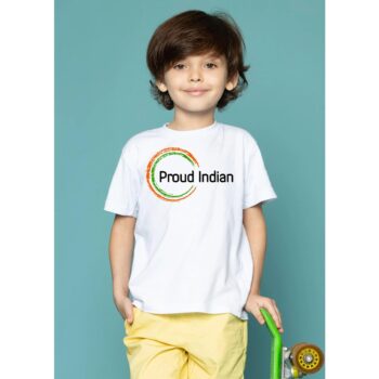 Proud Indian Republic Day and Independence Day T-Shirt for Boys, Girls and Kids