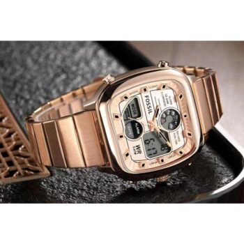 Digital Stainless Steel Edition Fossil Watch For Men