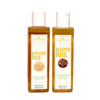 Virgin Sesame Oil and Castor oil