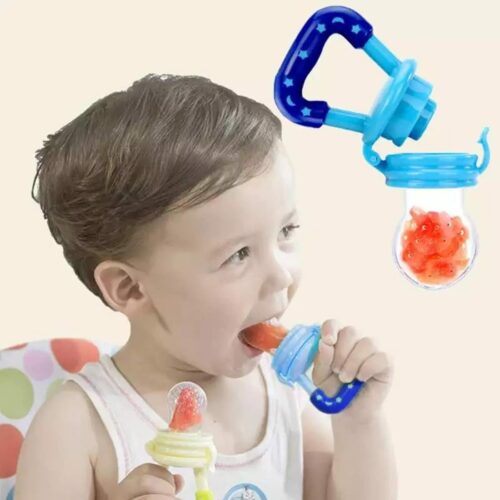 Silicone Fruit Nibbler and Teether for Infants 3