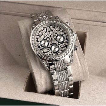 Rolex Watch Diamond Silver New Tiger Stainless Steel Edition Watch (SG166)