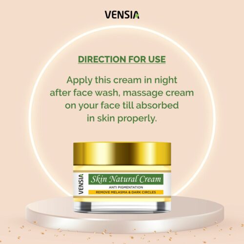 Vensia Natural Anti Pigmentation Face Cream 3