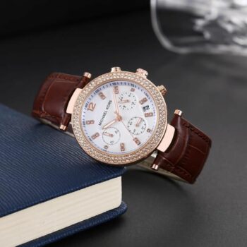 Michael Kors Watch Diamond Chronograph Premium Watch For Women (SG156)