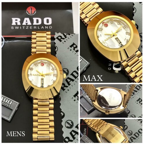 Men's Rado Watch Stainless Steel White Diamond (SG217)
