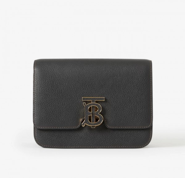 White Leather Burberry Handbag w Horn Closure – CommunityWorx Thrift Online