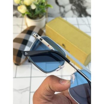 Burberry Sunglasses For Men Sliver Blue 4