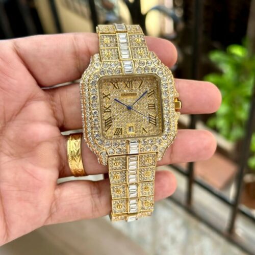 Cartier Diamond Watch For Men 1