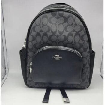 Coach Court Backpack In Signature Canvas With Dust Bag 3