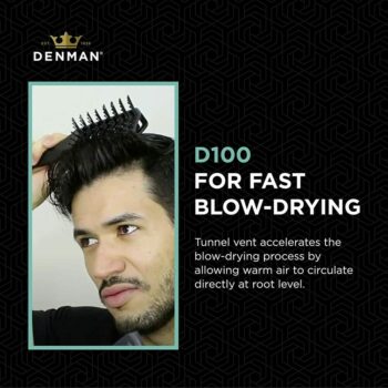 Denman Large Tunnel Vent Brush For Fast and Gentle Blow Drying D100 2