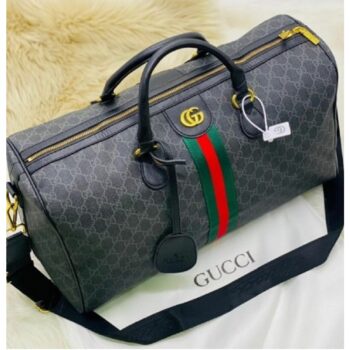 Gucci GG Supreme Ophidia Duffle Bag With Dust Bag