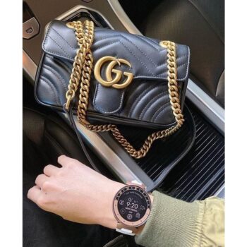 Gucci Marmont Shoulder Bag Review · Le Travel Style | Gucci crossbody bag,  Gucci small bag, White gucci bag