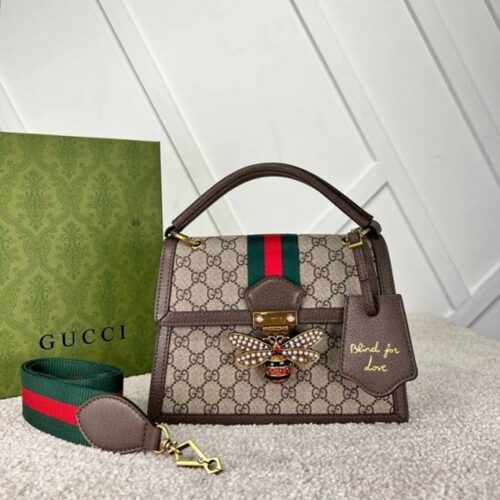 Gucci Queen Margaret Bee Bag Brown - Nice Bag™