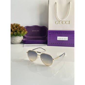 Gucci Sunglasses For Men Gold Green