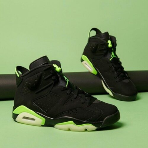 Jordan Shoes Retro 6 Electric Green 1