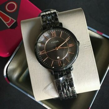 Latest Lady's Fossil Watch Black Chain