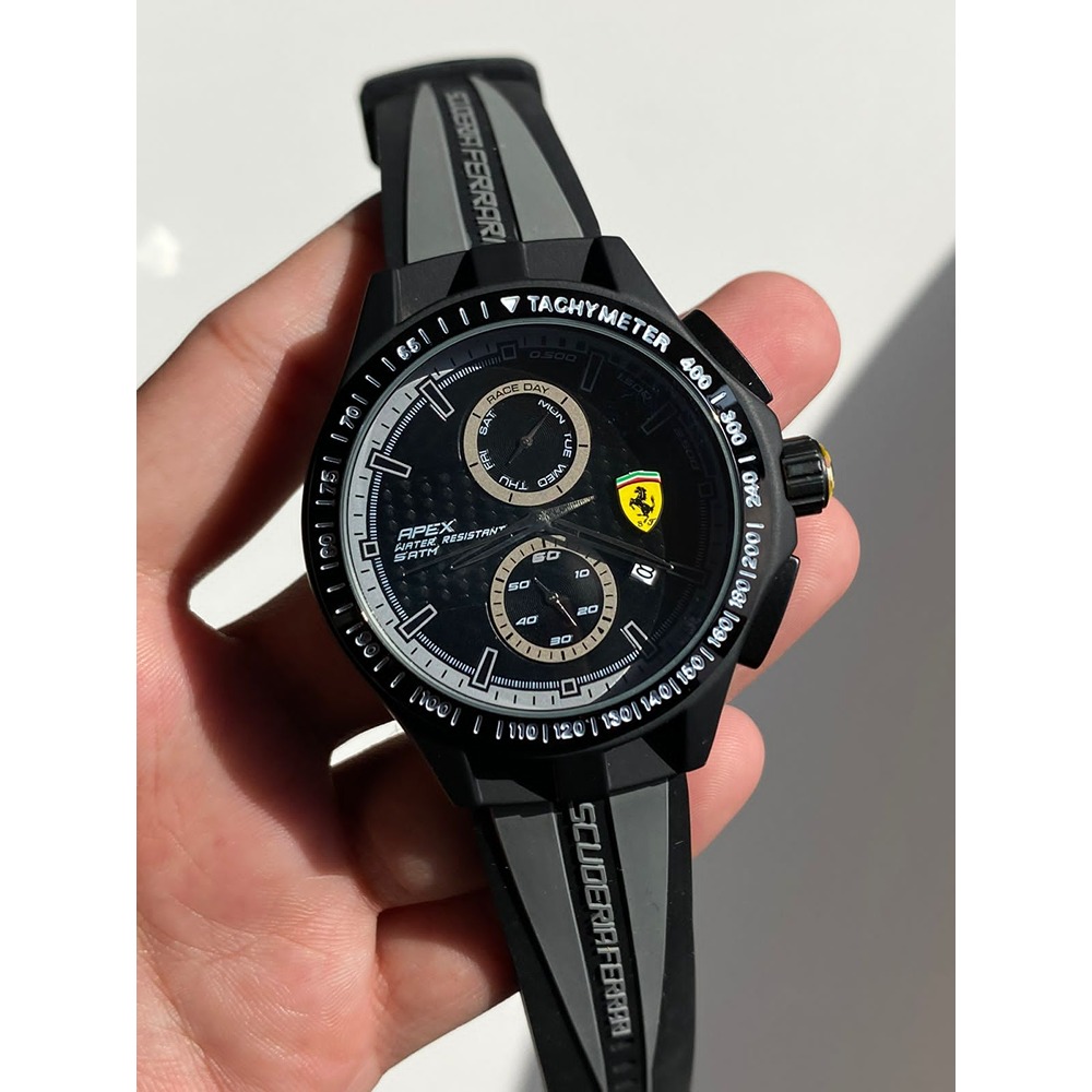 Ferrari Swiss Made limited edition Pilota Evo chronograph watch Man |  Ferrari Store