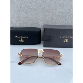 Maybach Sunglasses For Men Brown Gold 2