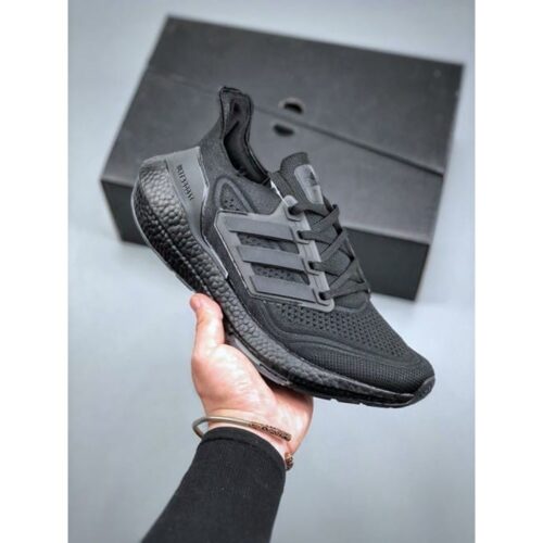 Mens Adidas Shoes Ultraboost 21 Triple Black 1