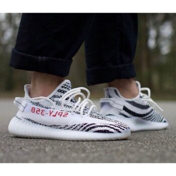 Men's Adidas Shoes Yeezy Boost 350 Zebra Print