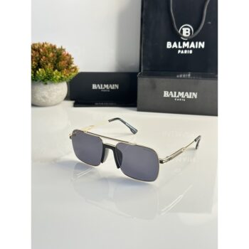 Men's Balmain Sunglasses 003 Gold Black