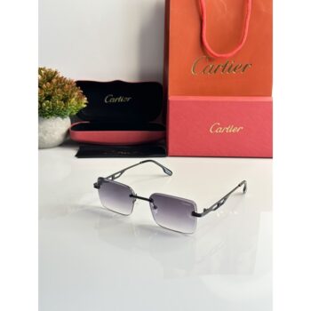 Men's Cartier Sunglasses 755 Black