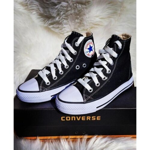 Men's Converse Shoes All Star Black Long