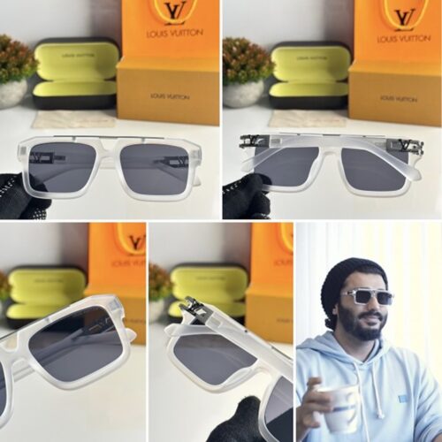 Mens Louis Vuitton Sunglasses 121 Ice Black 2