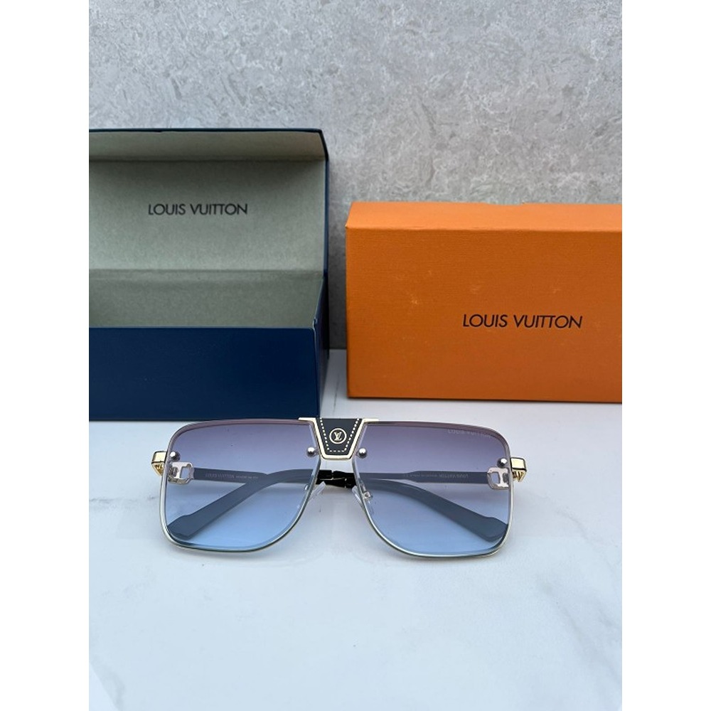 Buy Men's Louis Vuitton Sunglasses logo blue_94 (SW1362)