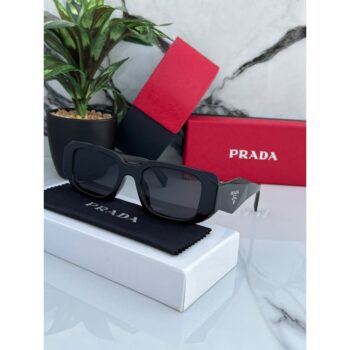 Men's Prada Sunglasses milano full black (1)