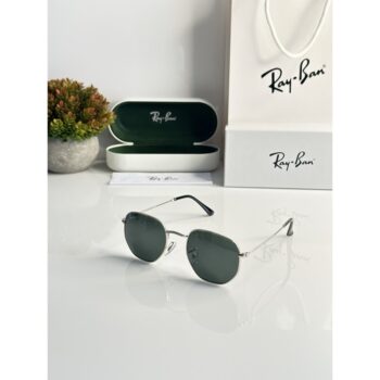Men's Rayban Sunglasses 3548 Silver Black