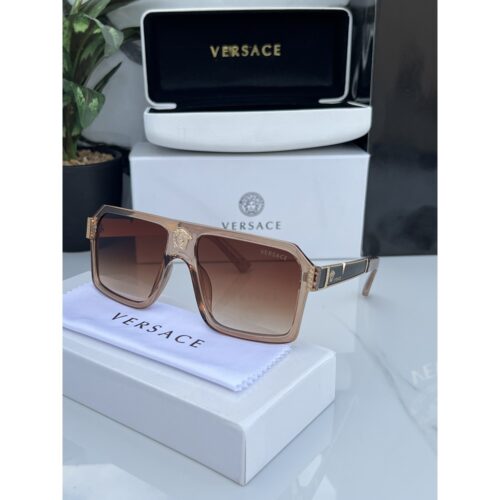 Men's Versace Sunglasses 82675 peach brown