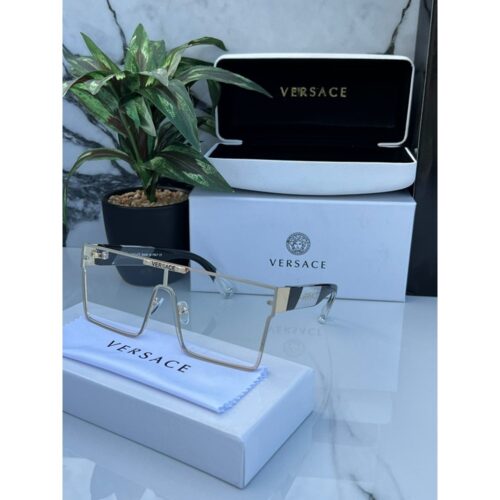 Men's Versace Sunglasses 88075 Gold Plano