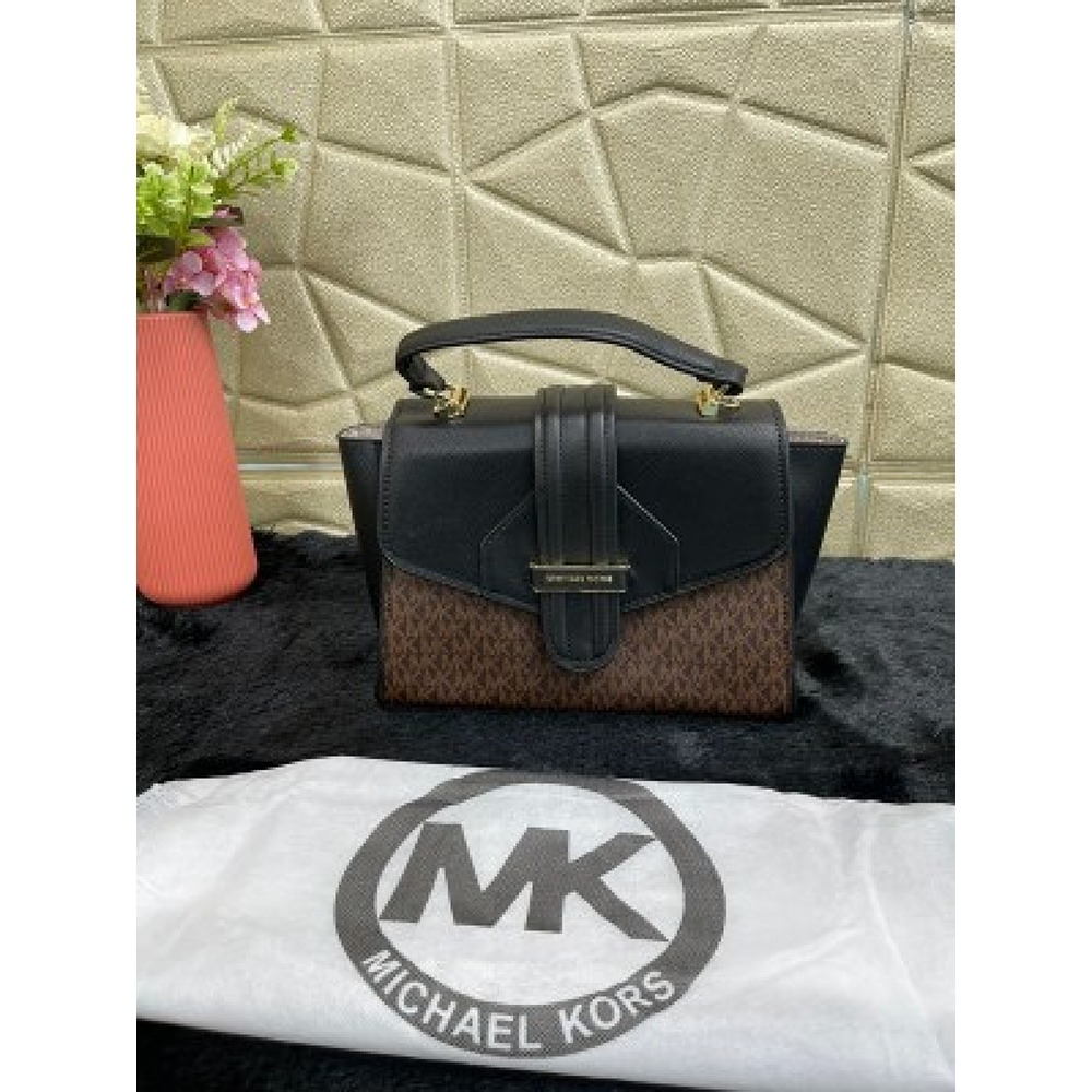 Michael Kors Navy Blue Leather Cooper Double Zip Casual Briefcase Michael  Kors | TLC