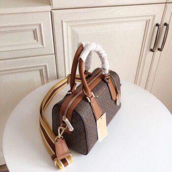 Buy Michael Kors Handbag With OG Box Dust Bag & Shoulder Strap (White  Flower - 164) (J455)