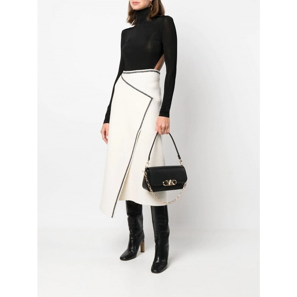 Buy Michael Kors Women Gold Metallic-Finish Pochette Bag for Women Online |  The Collective