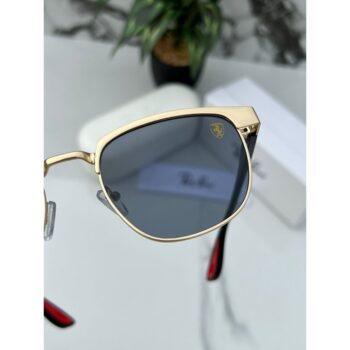 Rayban Sunglasses For Men Gold Black 2