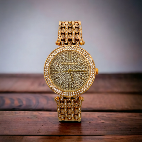 Michael Kors MK3191 Gold-Tone Glitz Darci Watch | Michael kors, Fashion  tips, Clothes design