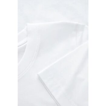 Unisex Cotton Printed Gap T Shirt White 1