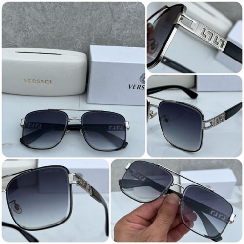 Versace Sunglasses Bridge Silver Blei For Men 2