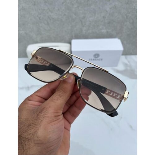 Versace Sunglasses For Men Brown Gold 1 1
