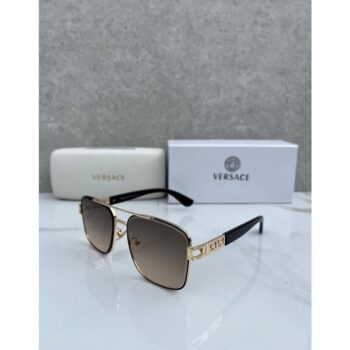 Versace Sunglasses For Men Brown Gold