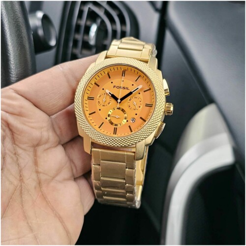 Gold Stainless Steel Edition Fossil Watch