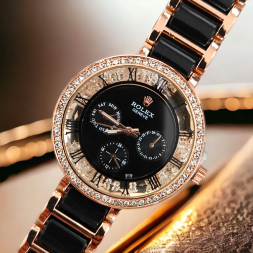 Women's Rolex Watch Black Dial